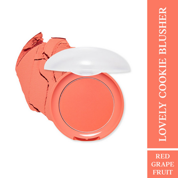 Etude House Lovely Cookie Pressed Powder Blush Rd301 - Red Grapefruit Pudding - Distacart