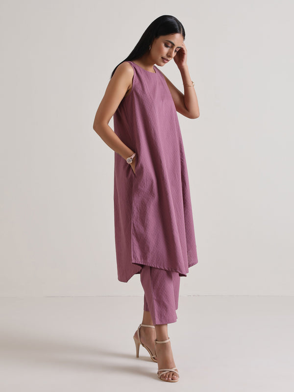 trueBrowns Orchid Panelled Co-ord Set - Distacart