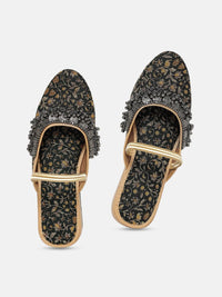 Thumbnail for DressBerry Women Embellished Mules Flats