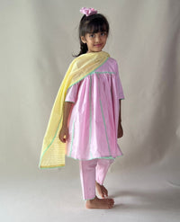 Thumbnail for ArthLife Pink Anarkali Dress - Distacart