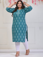 Thumbnail for Swasti Ethnic Motifs Printed Pure Cotton Kurta - Distacart