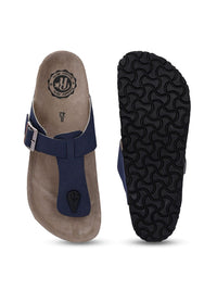 Thumbnail for Roadster The Lifestyle Co. Men Blue Slip-On Comfort Sandals