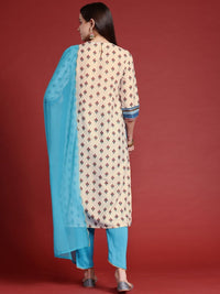 Thumbnail for Anouk Floral Printed Kurta Suit Set