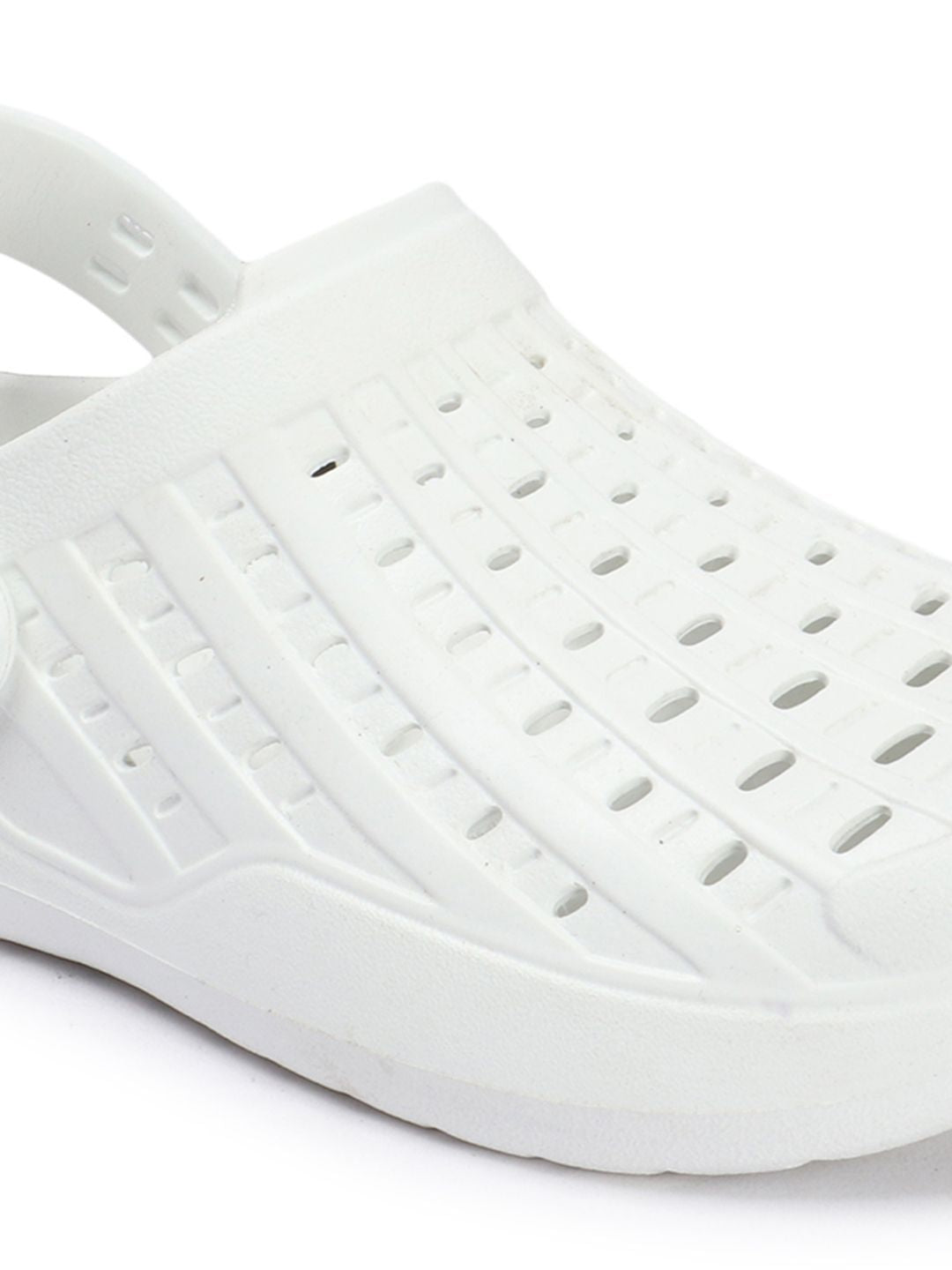 Roadster The Lifestyle Co. Men White Self-Designed Clogs