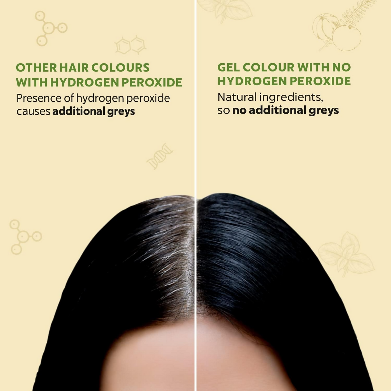 Indus Valley Damage-Free Gel Hair Color- Medium Brown - Distacart