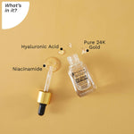 Thumbnail for Pilgrim 24K Gold Face Serum With Niacinamide & Hyaluronic Acid, Dewy Primer For Face Make-Up - Korean Skin Care - Distacart