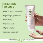 Thumbnail for Plum Green Tea Day-Light Broad Spectrum Sunscreen Gel SPF 35 PA+++ UVA/B - Distacart
