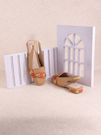 Thumbnail for Metro Square Toe Printed Block Mules With Bows