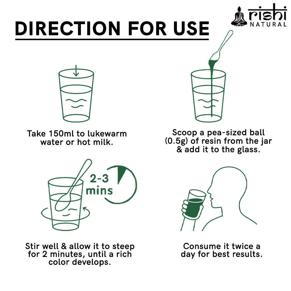 Copy of SHILAJIT GOLD RESIN DIRECTION FOR USE