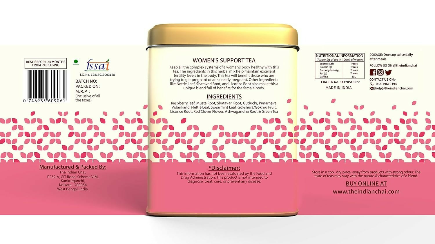 The Indian Chai – Women’s Support Tea - Distacart