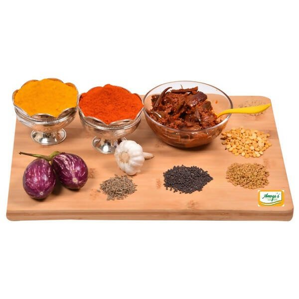 Amoga's Pickles Factory Brinjal Pickle Andhra Style - Distacart