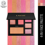 Thumbnail for Lakme Glitterati 4 In 1 Face Palette - Day Queen - Distacart