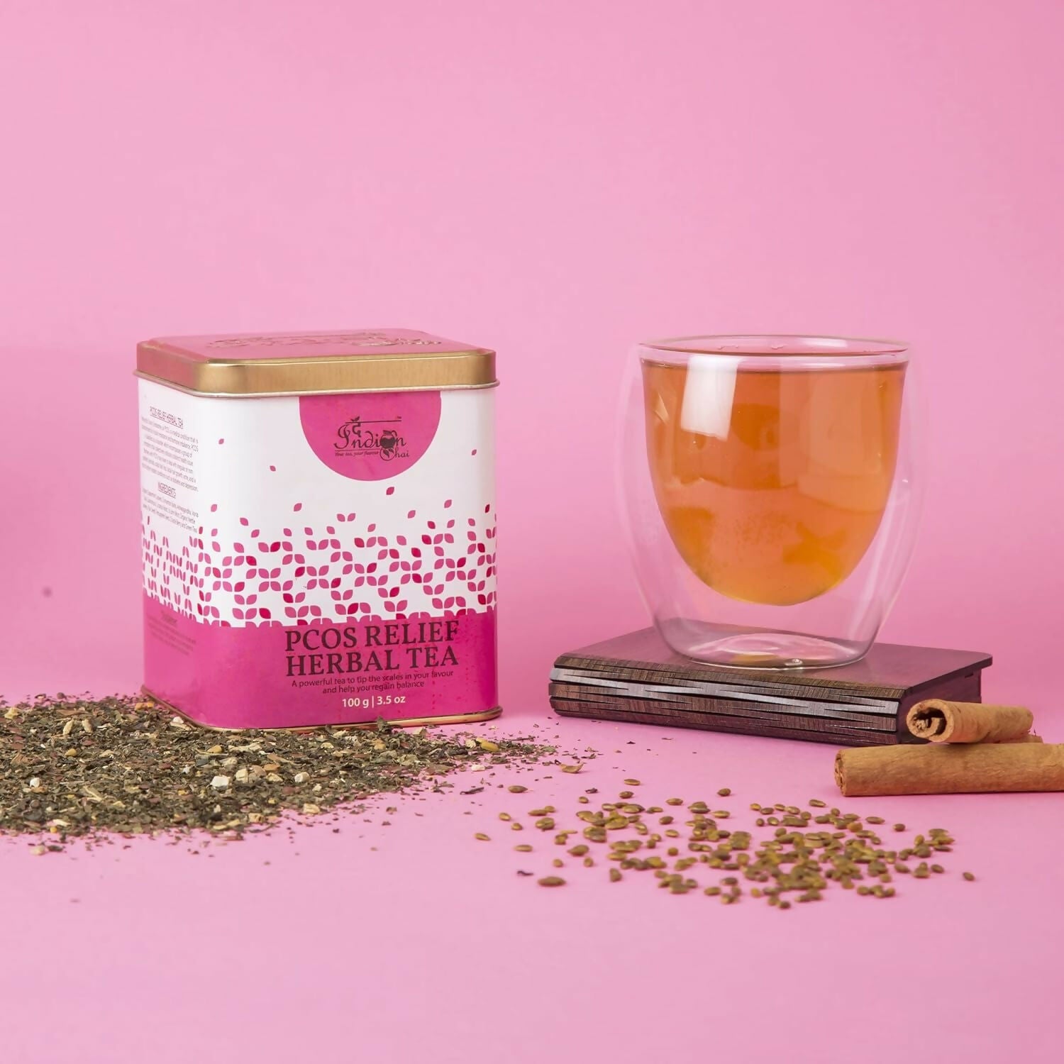 The Indian Chai - PCOS Relief Herbal Tea - Distacart