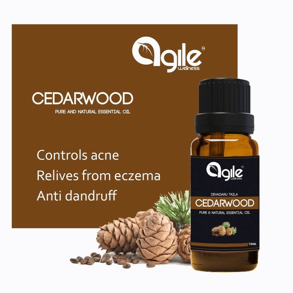 Agile Wellness Cedarwood Essential Oil - Distacart
