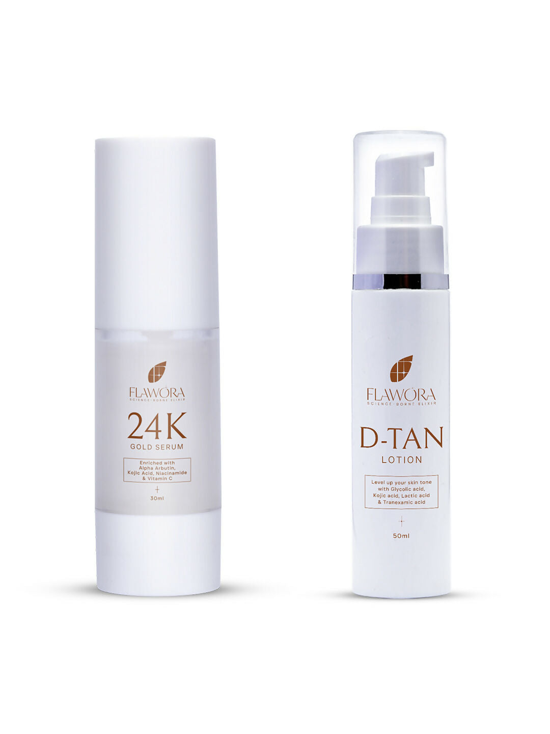 24k Gold serum and DTAN lotion