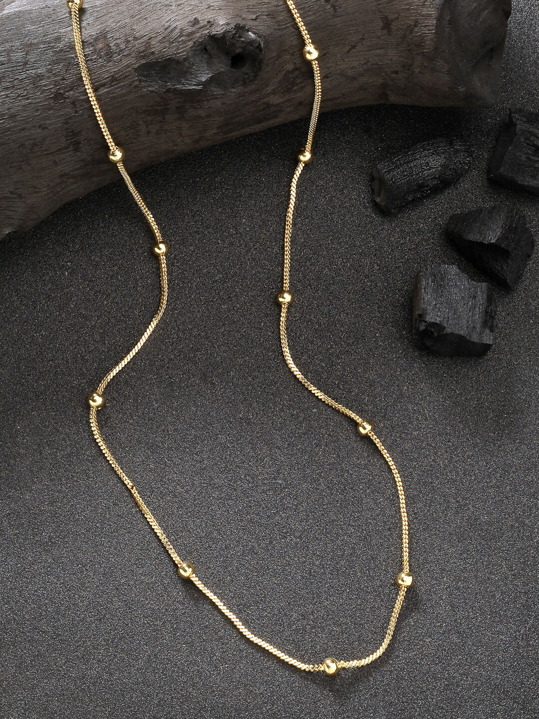 NVR Women's Set of 2 Silver & Gold Rhodium-Plated Minimal Chain