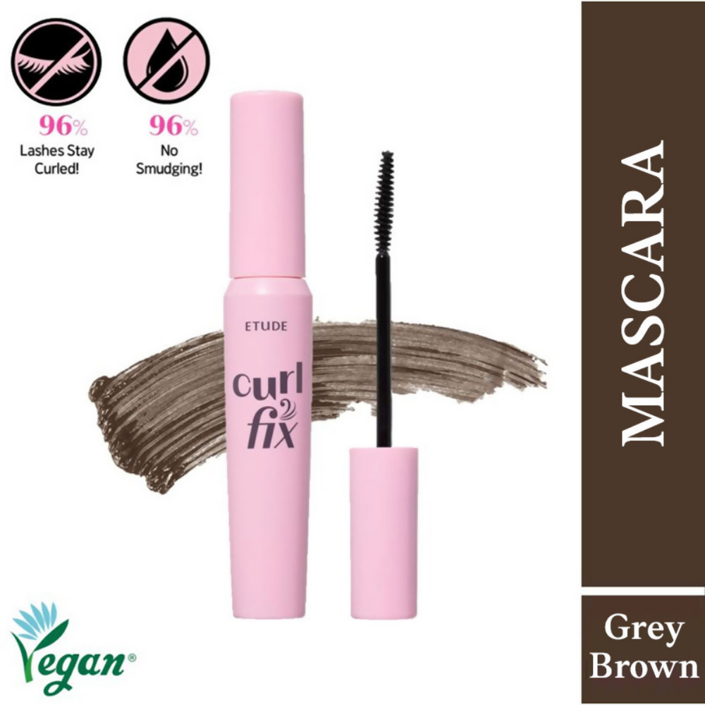 Etude House Curl Fix Mascara - Grey Brown - Distacart