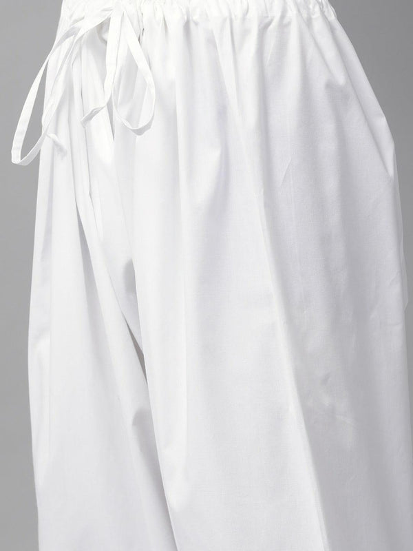 Fabmade White Pathani Suit - Distacart