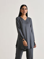 Thumbnail for trueBrowns Grey Short Co-Ord Set - Distacart