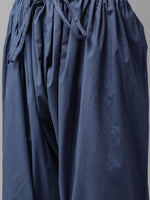 Thumbnail for Fabmade Navy Blue Pathani Suit - Distacart