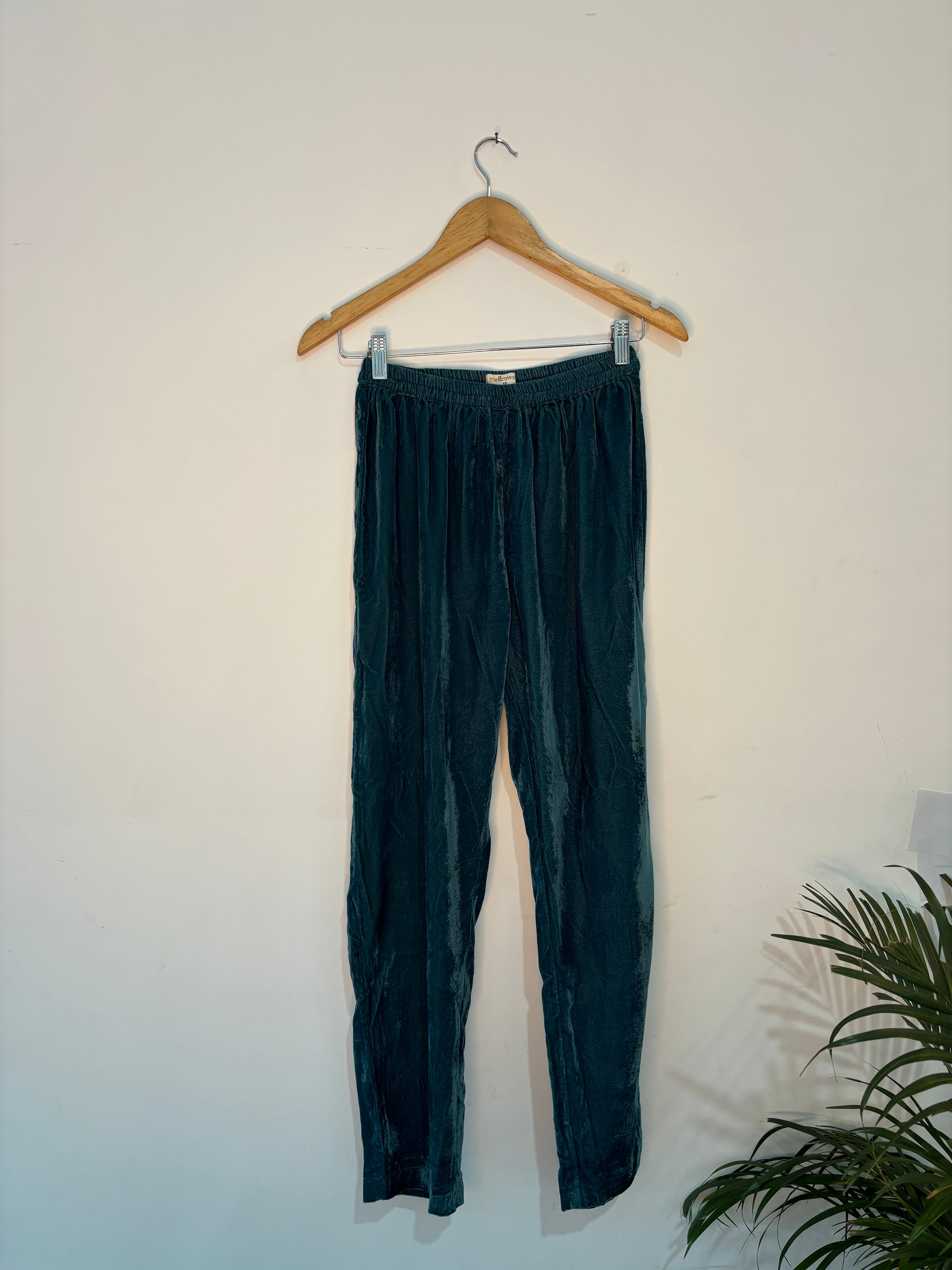trueBrowns Blue Velvet Co-ord Set - Distacart