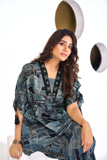 Thumbnail for BulBul Hetal Black Co-Ord Set