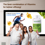 Thumbnail for Health Veda Organics Vitamin D3 + K2 Healthy Bones Tablets - Distacart