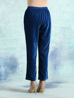 Thumbnail for trueBrowns Blue Velvet Pant - Distacart