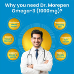 Thumbnail for Dr. Morepen Omega-3 Deep Sea Fish Oil 1000Mg + Weight Gainer