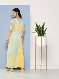 Thumbnail for Ahalyaa Printed Waist Tie-Ups Basic Jumpsuit - Distacart