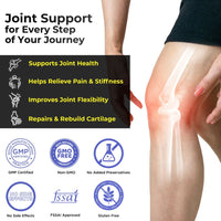 Thumbnail for Health Veda Organics Plant Based Glucosamine Chondroitin & MSM Tablets - Distacart
