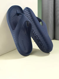 Thumbnail for Red Tape Men Striped Thong Flip-Flops