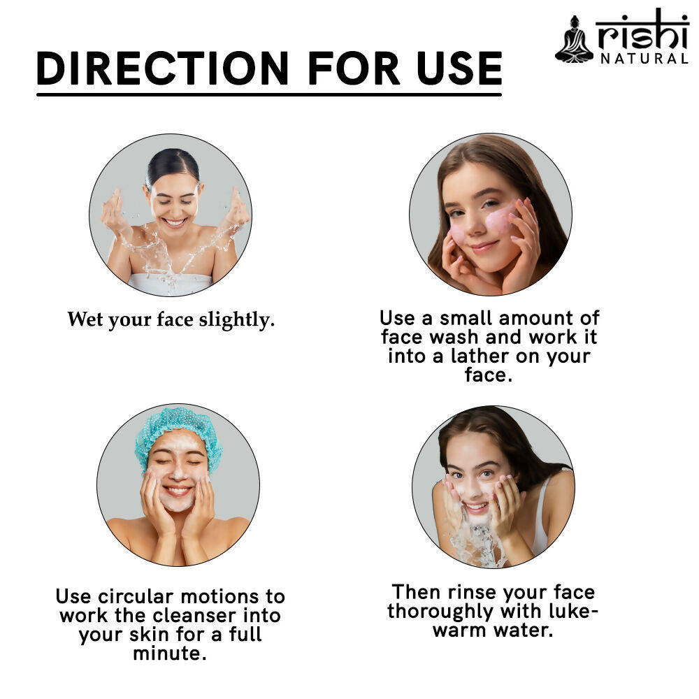 Copy of SKIN WHITENING FACE WASH DRECTION FOR USE