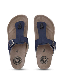 Thumbnail for Roadster The Lifestyle Co. Men Blue Slip-On Comfort Sandals