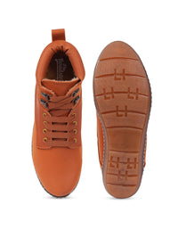 Thumbnail for Roadster The Lifestyle Co. Women Tan Brown Mid Top Wedges Regular Boots