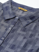 Thumbnail for AURELIA Self Design Shirt Cotton Dress - Distacart