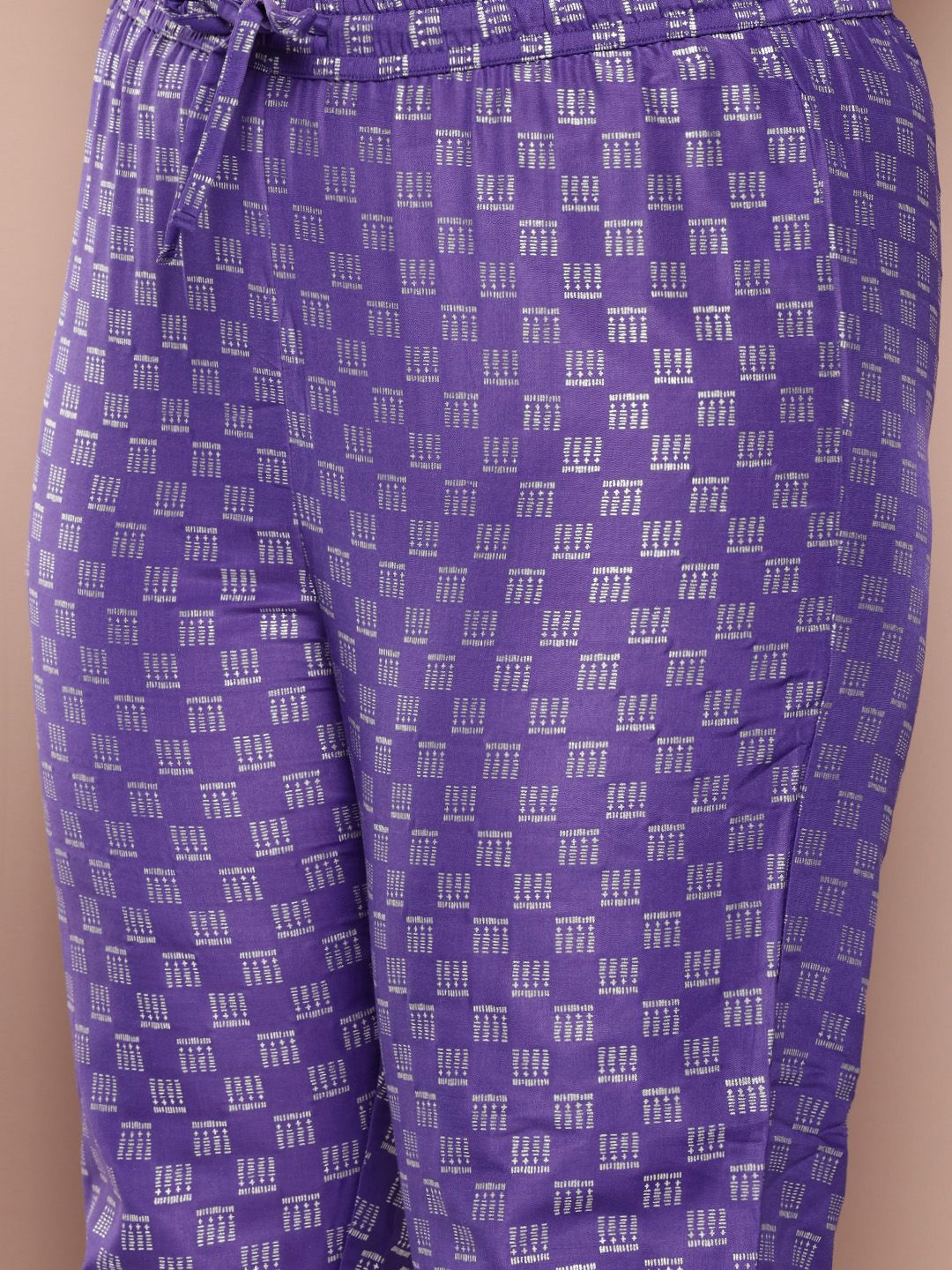 Sztori Plus Size Floral Printed Yoke Design Kurta with Trousers - Distacart