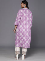 Thumbnail for Sztori Ethnic Motifs Printed Regular Cotton Straight Kurta - Distacart