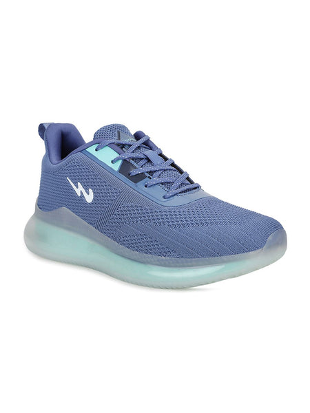 Campus Men Blue Mesh Running Shoes