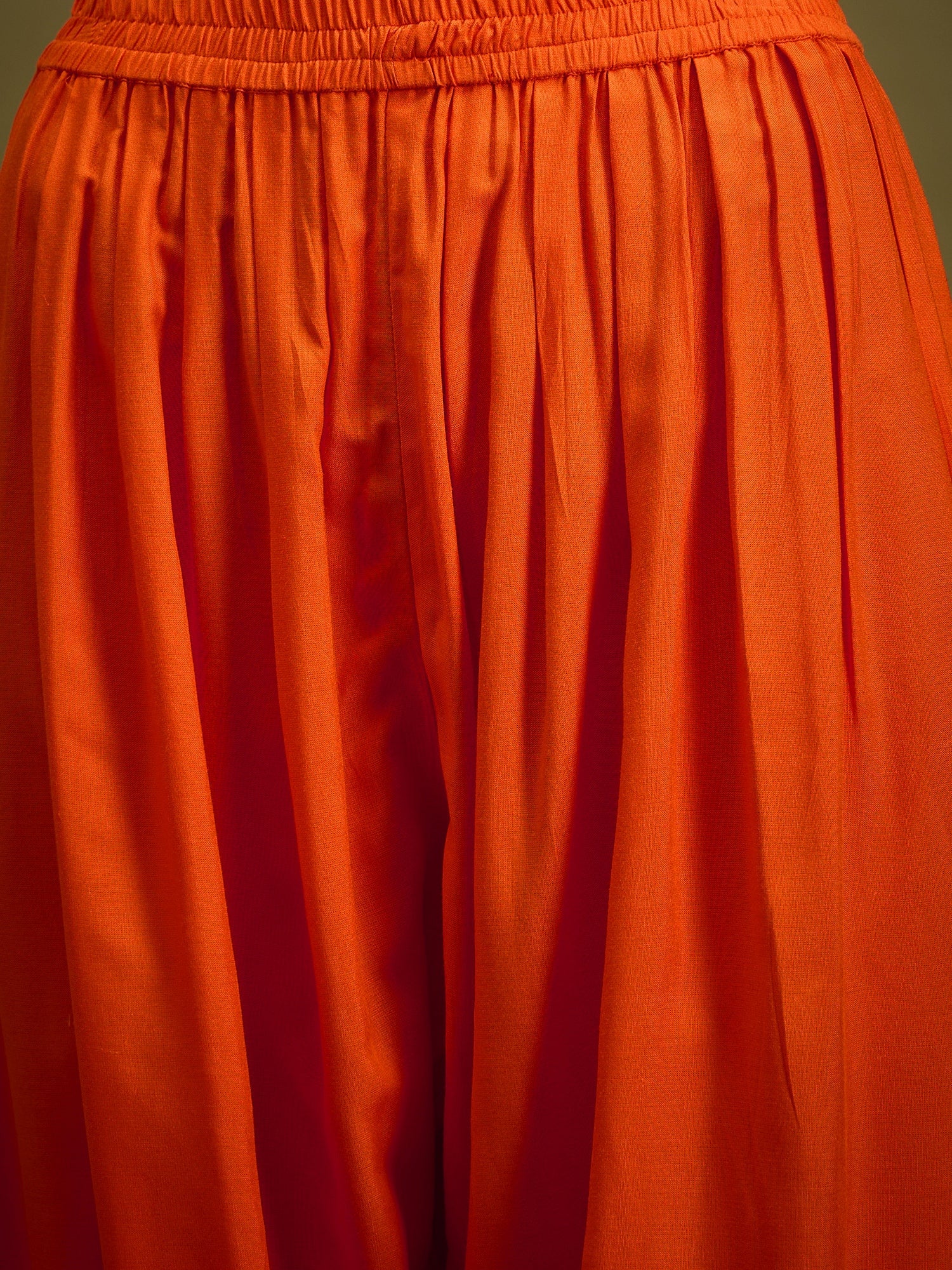 InWeave Orange Angrakha Dhoti Co Ord Set - Distacart