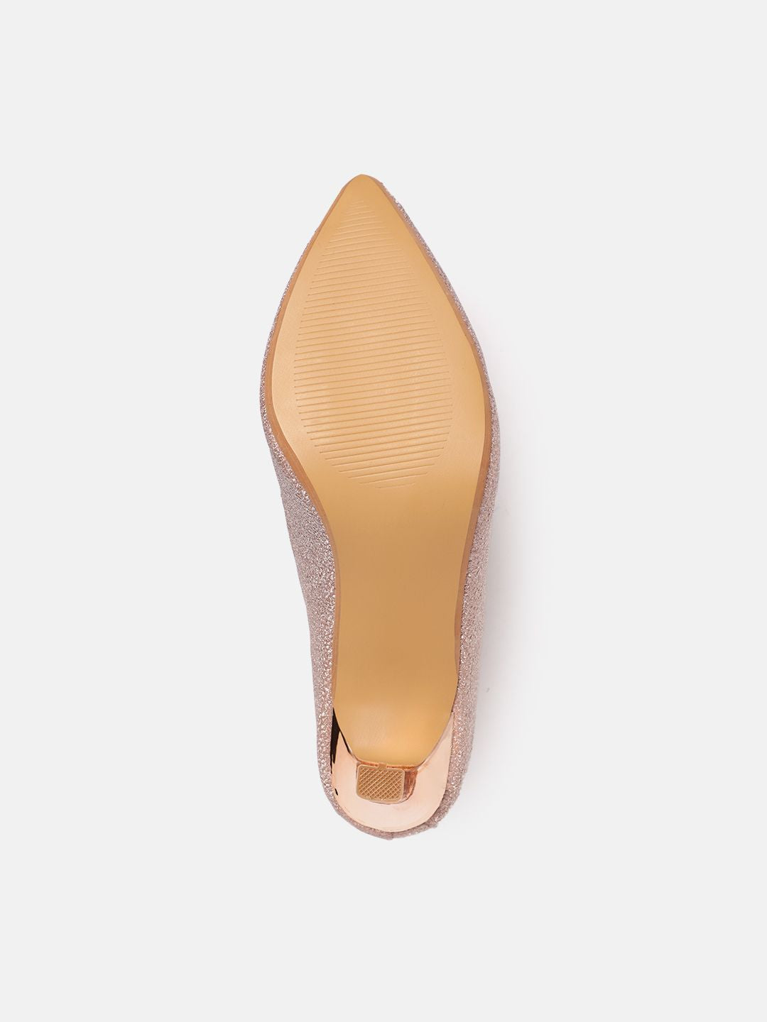 ELLE Party Slim Heel Shimmer Pumps