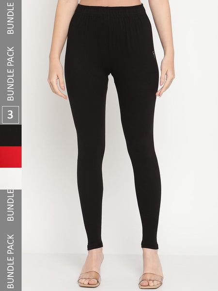 TAG 7 Pack Of 3 Ankle Length Leggings - Distacart