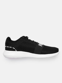 Thumbnail for Puma Men & Women Black Urus Brand Logo Print Sneakers