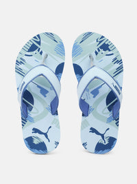 Thumbnail for Puma Women Terra Colourblocked & Brand Logo Print Thong Flip-Flops