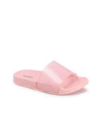 Thumbnail for DressBerry Women Pink Embellished Sliders