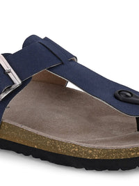 Thumbnail for Roadster The Lifestyle Co. Men Blue Slip-On Comfort Sandals