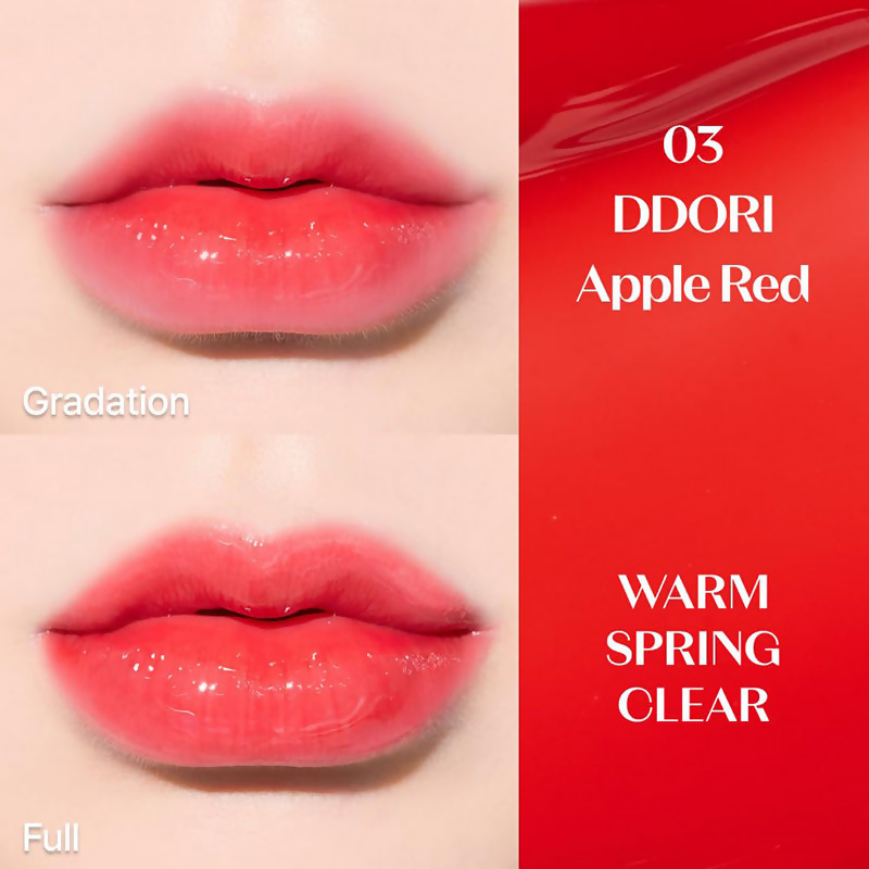 Etude House Over Glowy Tint - 03 Ddori Apple Red - Distacart