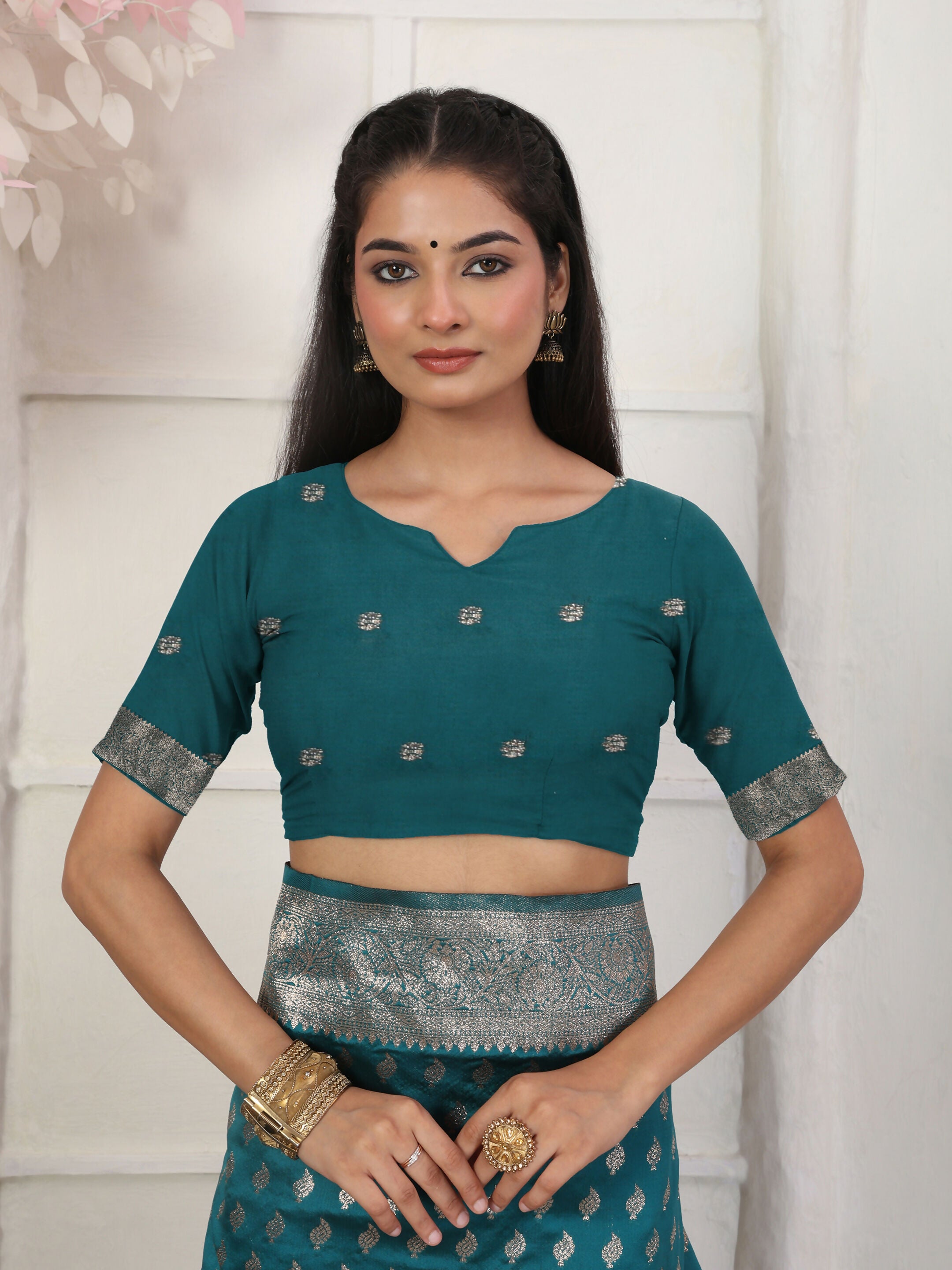 Astita Lichi Silk Rama Saree