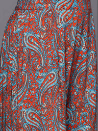 Thumbnail for Ahalyaa Women's Traditional Wear Co-ods - Teal Blue - Distacart