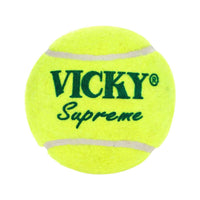 Thumbnail for Vicky Supreme Yellow Tennis/Cricket Ball Heavy Multipurposeful Design & Durable Rubber Built - Distacart